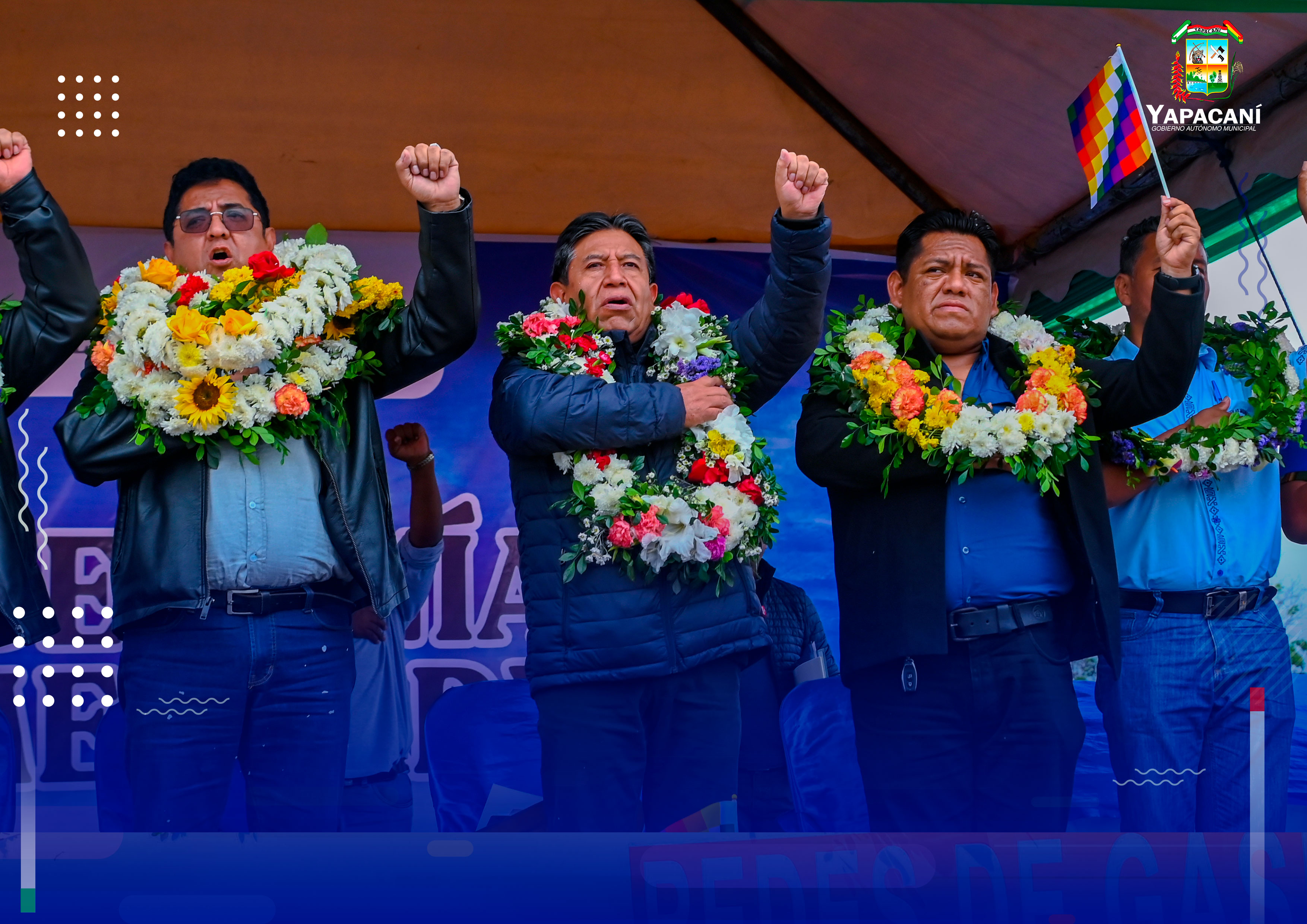 EL ALCALDE RECIBIÓ AL VICEPRESIDENTE DEL ESTADO PLURINACIONAL DE BOLIVIA DAVID CHOQUEHUANCA